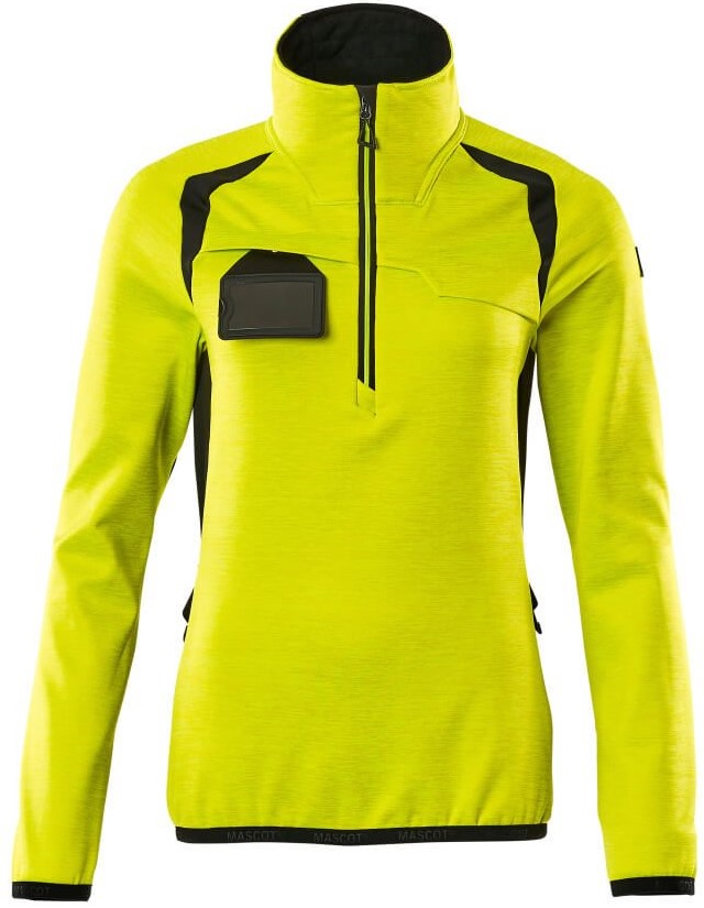 19353-316-1709_P01_1000pxweb Mascot ACCELERATE SAFE 19353-316 Damen Fleecepullover mit kurzem Reißverschluss