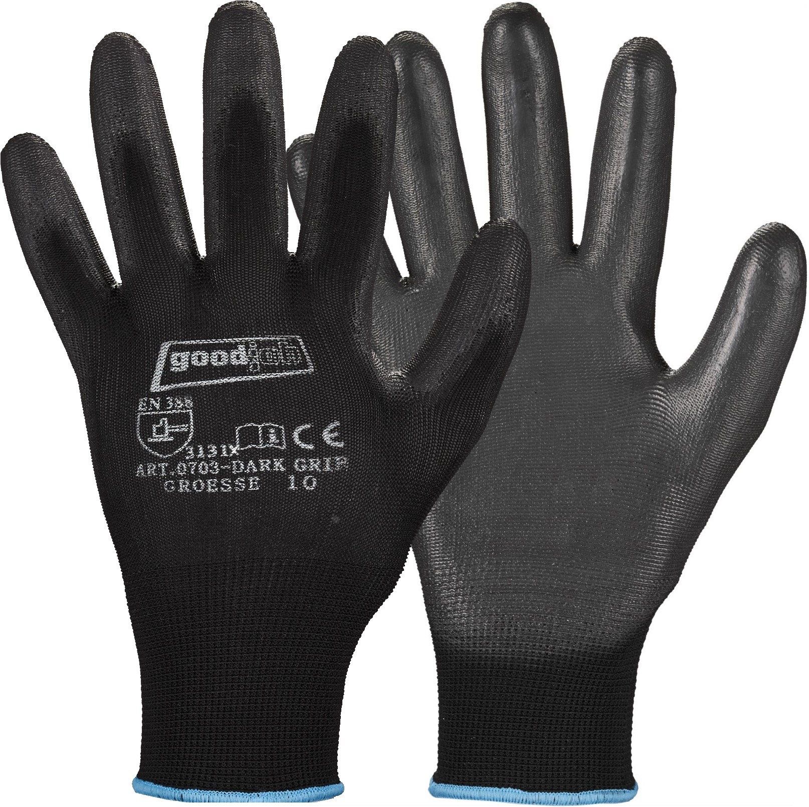 Dark_Grip_0703 goodjob 0703 Dark Grip PU-Schutzhandschuhe