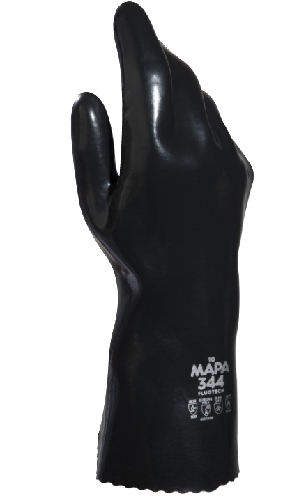 FluoTech344 Mapa FluoTech 344 Fluorelastomer-Chemikalienschutzhandschuhe