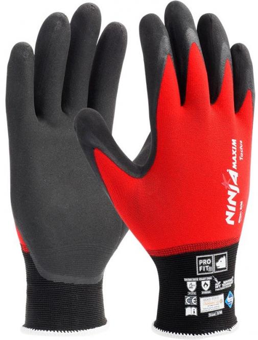 803-4-1 Ninja Tactus NFT Schutzhandschuhe mit Nitrilbeschichtung