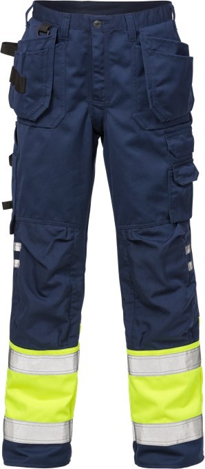 Fristads 100978 High Vis Handwerkerhose 2029 PLU mit Warnschutz