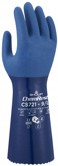 Showa CS721 Nitril-Chemikalienschutzhandschuhe