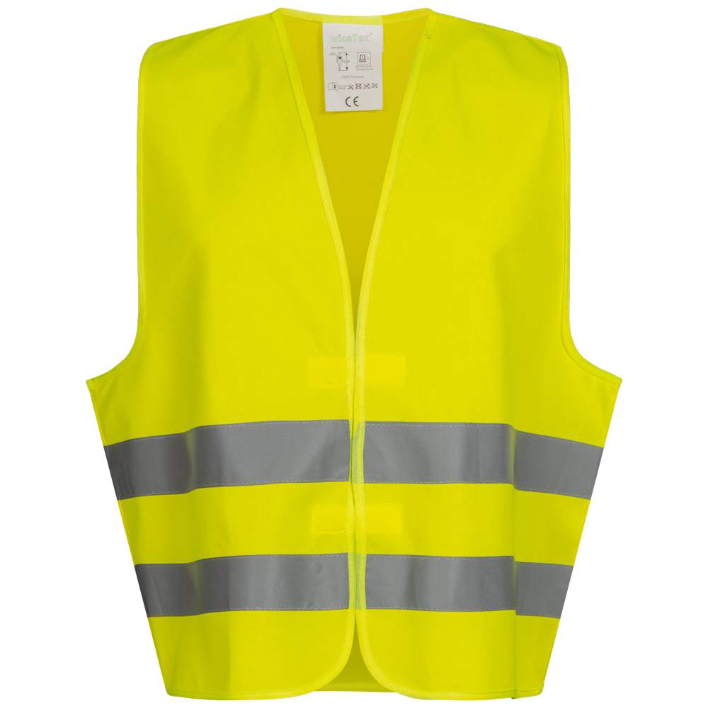 22685_bild_01_vorne_wicatex_warnschutzweste wicaTex Harald 22685 Warnschutz-Weste leuchtgelb