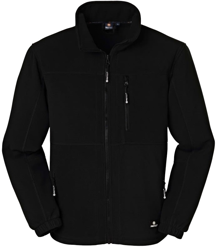 3360UyfFSsYiH6NeV 4 Protect DALLAS 3360 Fleece-Jacke schwarz einzippbar