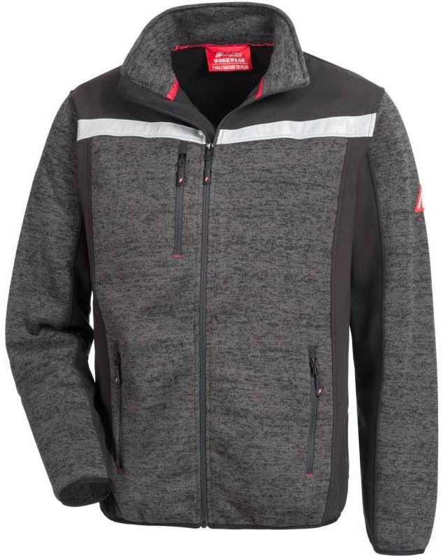 7190-front Nitras Motion Tex Plus Strick-Softshelljacke