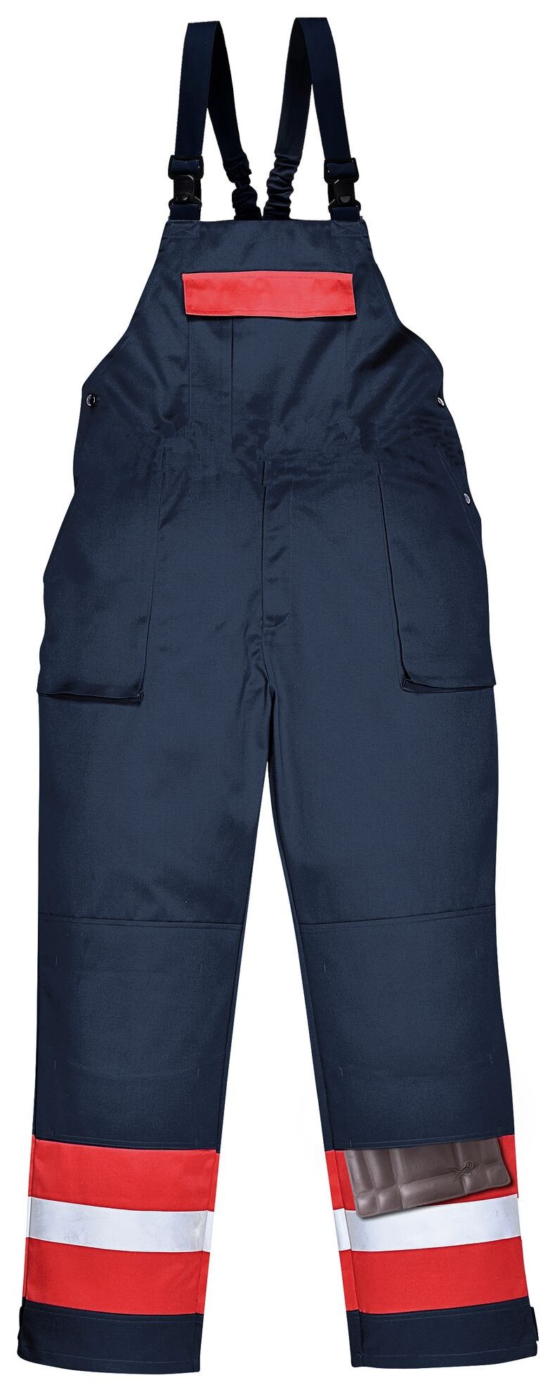 fr57nar-b1 Portwest FR57 Bizflame Plus Latzhose