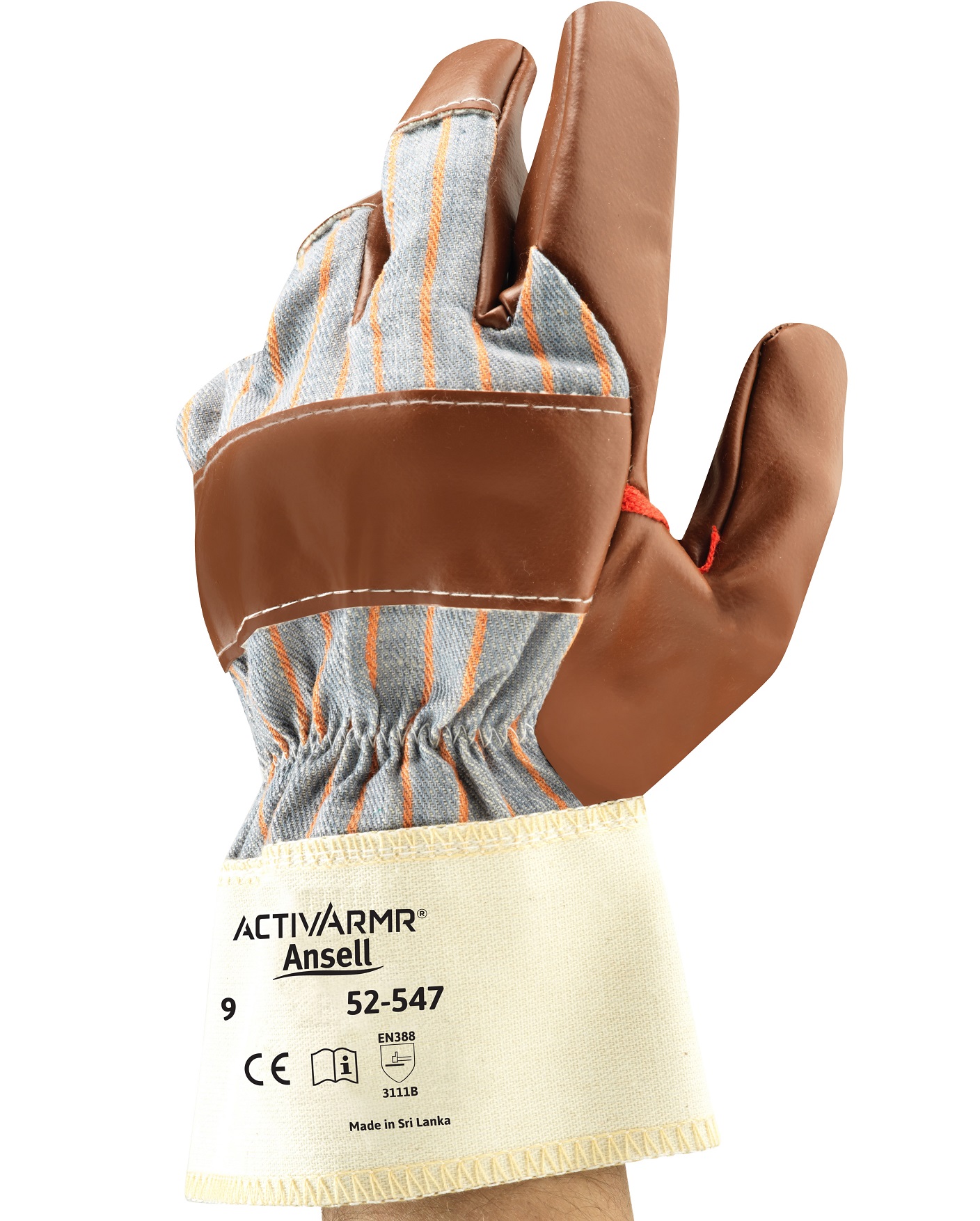52-547 Ansell ActivArmr 52-547 Nitril-Schutzhandschuhe vollbeschichtet