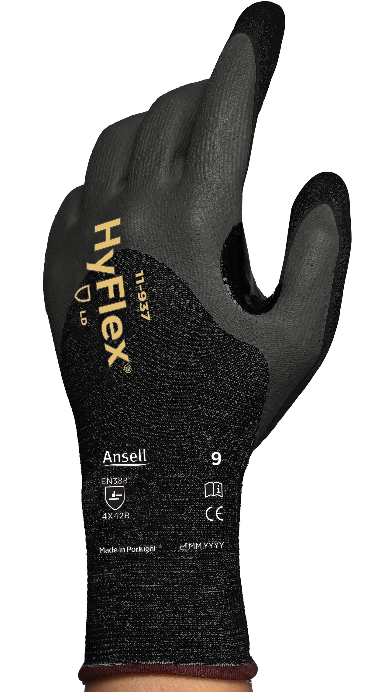 11-937 Ansell HyFlex 11-937 Nitrilschaum-Schnittschutzhandschuhe Level B