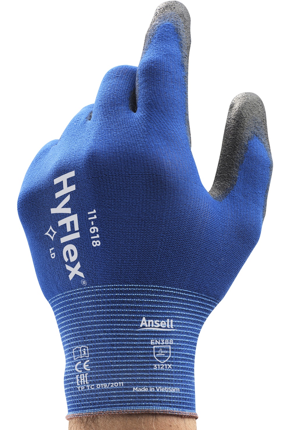 11-618MycHgrQsYEVO6 Ansell HyFlex 11-618 PU-Schutzhandschuhe teilbeschichtet