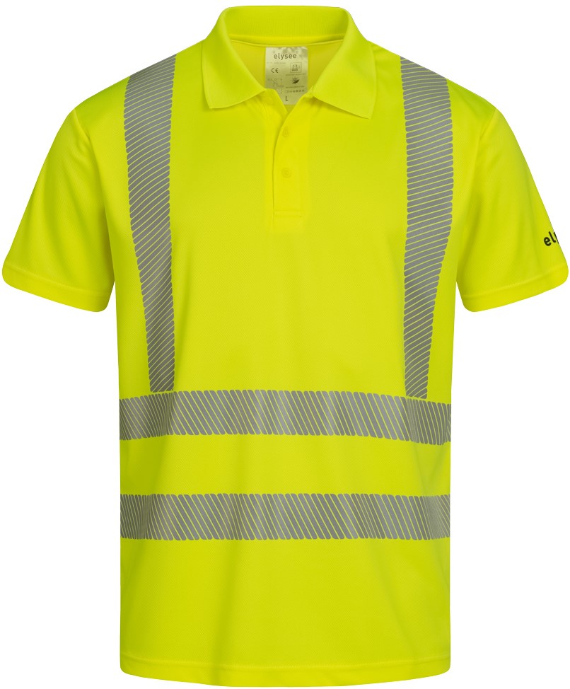 elysee 23493 LEENS UV and warning protection polo shirt yellow