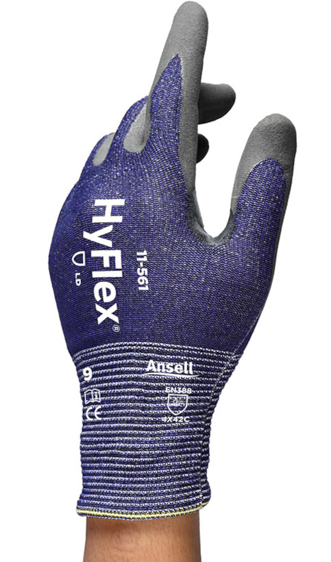 Ansell_11-561_2 Ansell HyFlex 11-561 Nitril-Schnittschutzhandschuhe Level C