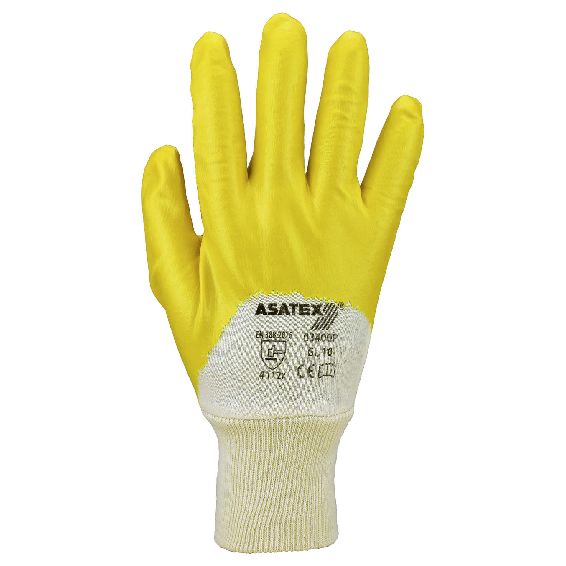 03400P_1-1 Asatex 03400P Nitril-Schutzhandschuhe 3/4 beschichtet
