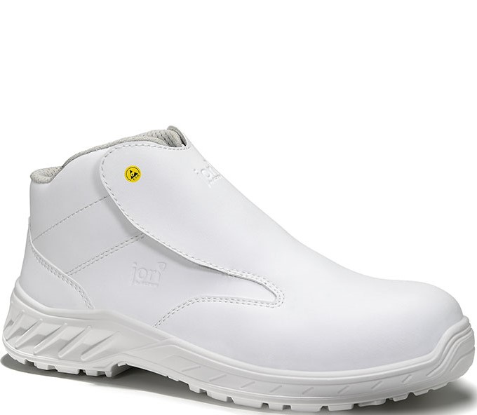 vor6Zx1MItGjO8E5E Jori jo_CLEAN Slipper white Mid 16661 Sicherheitsschnürstiefel ESD S3