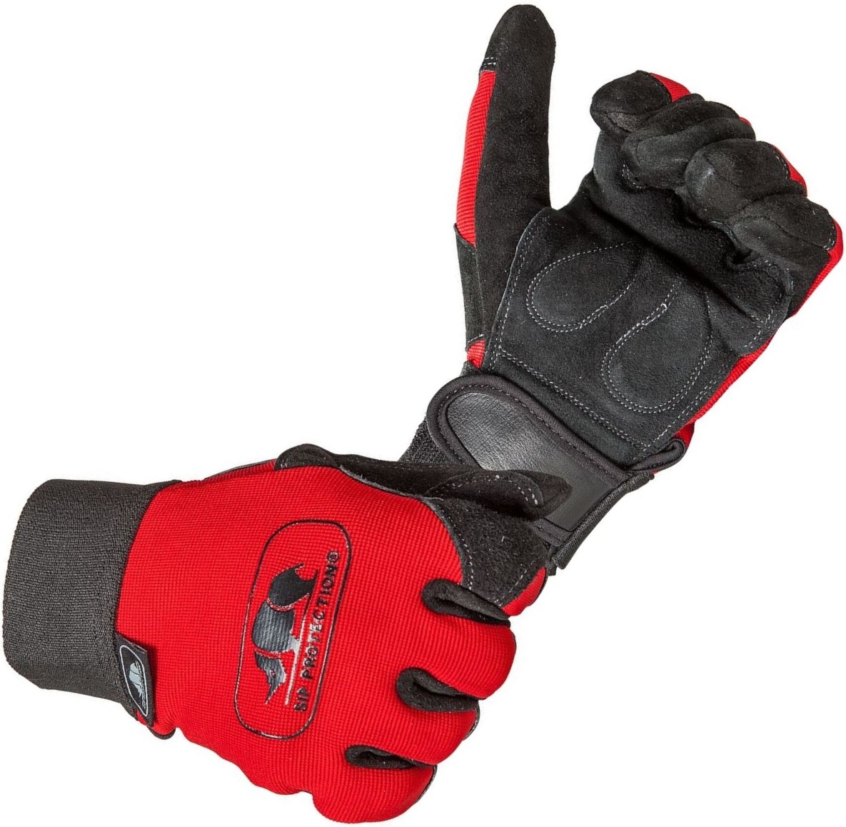 SIP Protection 2XA2 Arbeitshandschuhe rot-schwarz