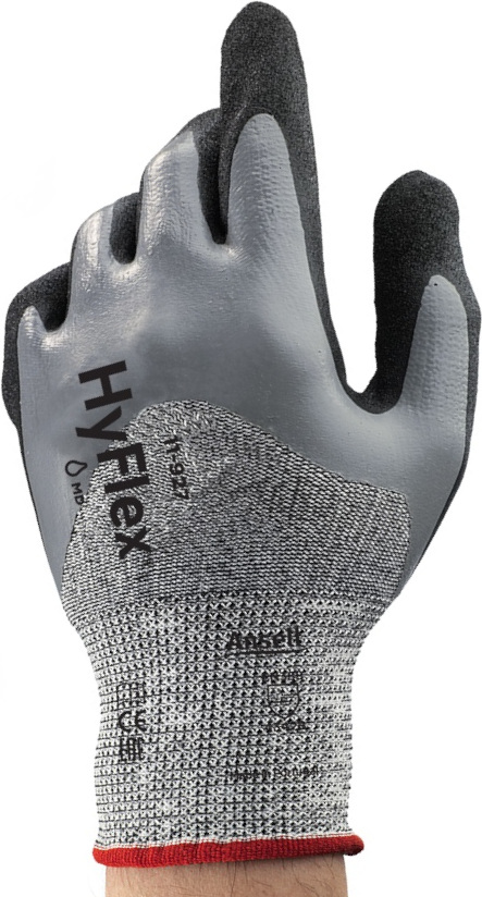 HyFlex-11-927_EMEA_White_IndiciaPH8WXT8bMBVFk Ansell HyFlex 11-927 Nitril-Schnittschutzhandschuhe Level B