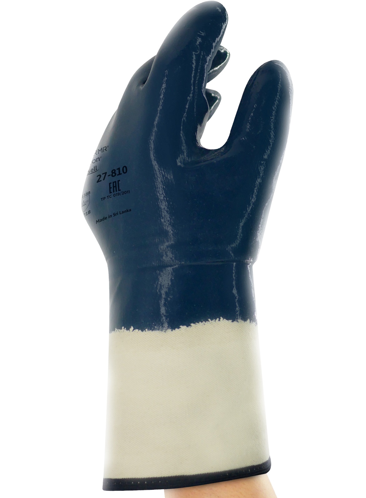 27-905 Ansell ActivArmr Hycron 27-905 Nitrile Cut Protection Gloves Level C