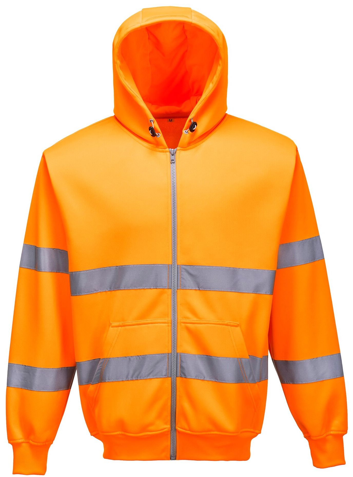 Portwest B305 Warnschutz Kapuzen-Sweatshirt mit Reißverschluss