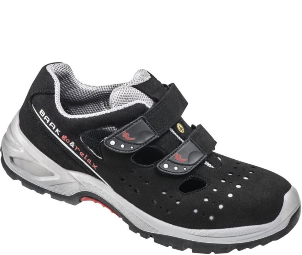 7227-XWL6LcT3VyflXOP Baak 7227-XW Hardy Sandalen S1P SRC ESD Weite 13 schwarz-grau