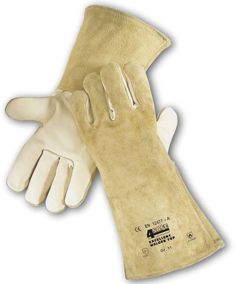 h590-35 4Safe H590 35 Schweißerhandschuhe aus Rindnarbenleder