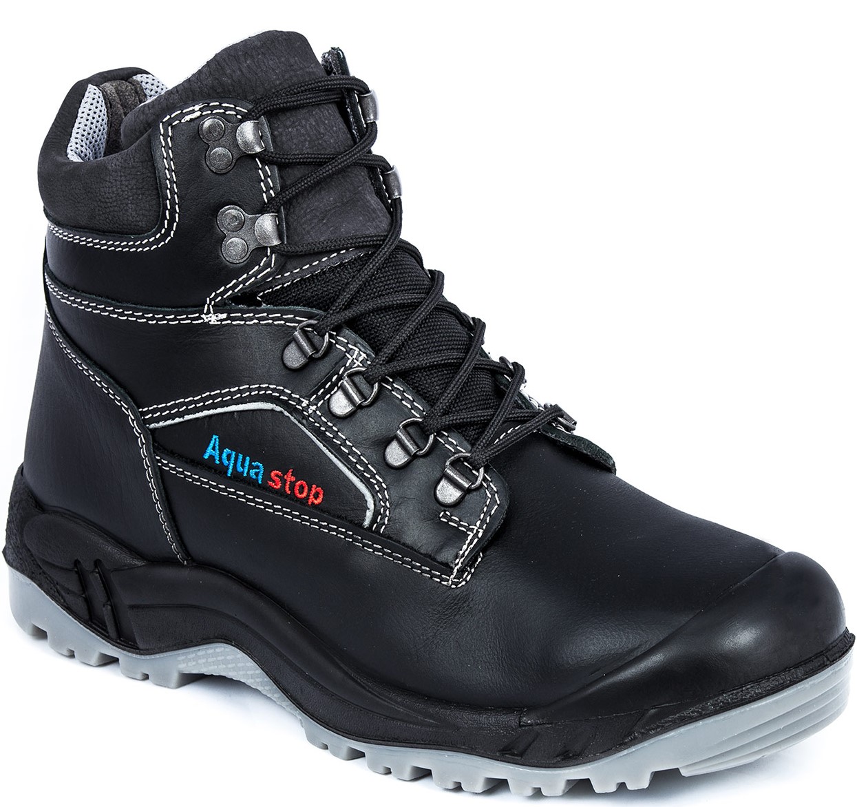 012416 Leopard 012416 Schnürstiefel S3 schwarz