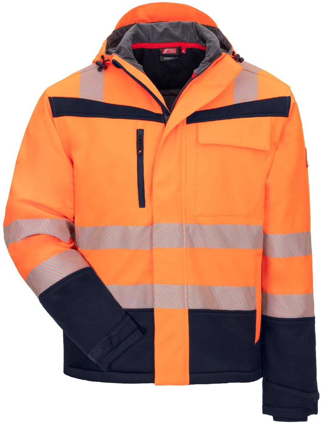 7175_4121_1 Nitras Motion Tex VIZ Plus 7175 Warnschutz-Winter-Softshelljacke