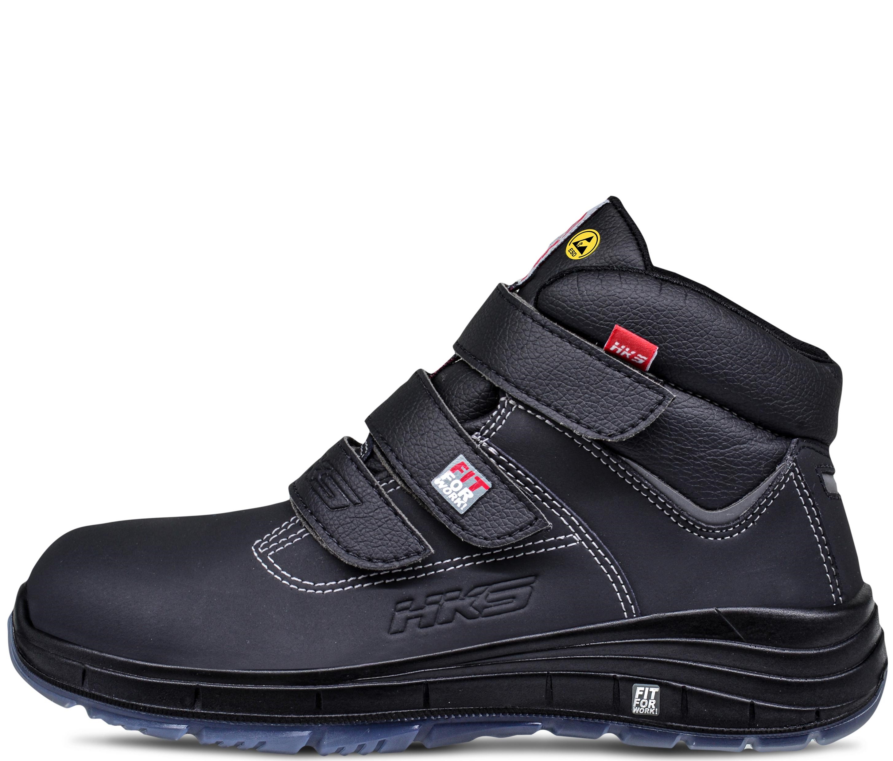 Walker-1-TP-v01 HKS K-Run Walker 1 TP Stiefel S3 SRC ESD mit Klettverschluss schwarz