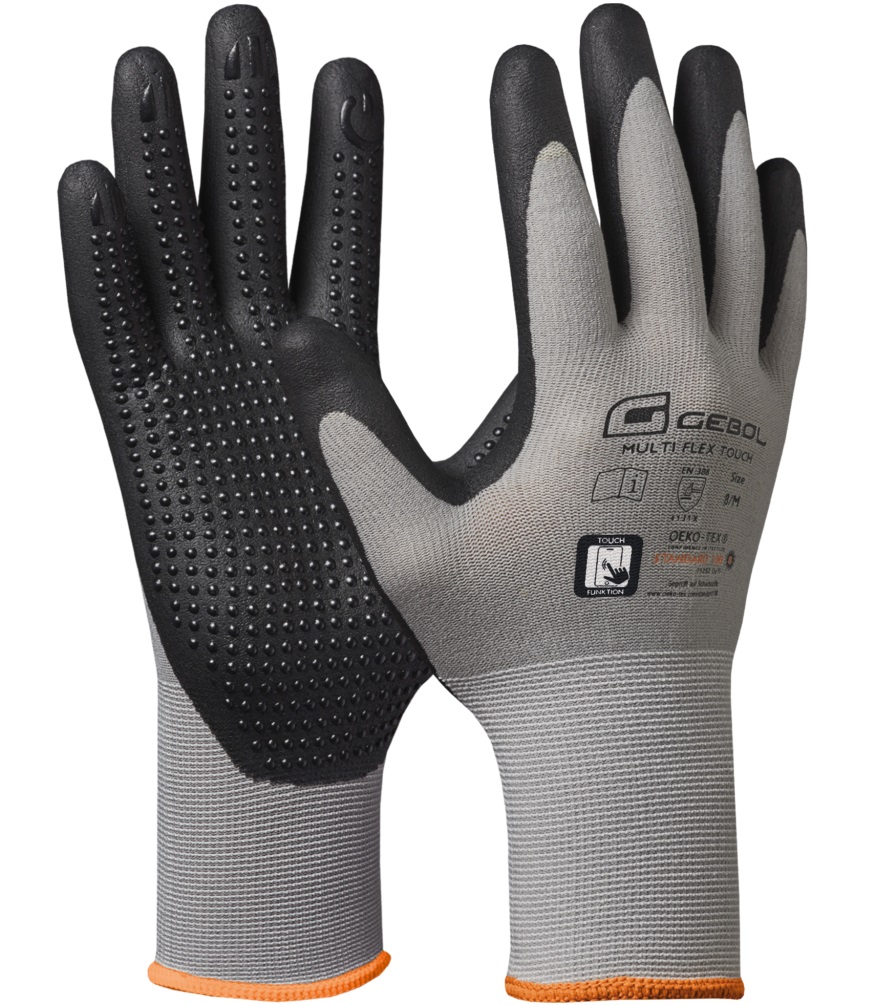 709276T_79T_Multi-Flex-Touch Gebol Multi Flex Touch Nitril-Schutzhandschuhe mit Noppen touchscreenfähig