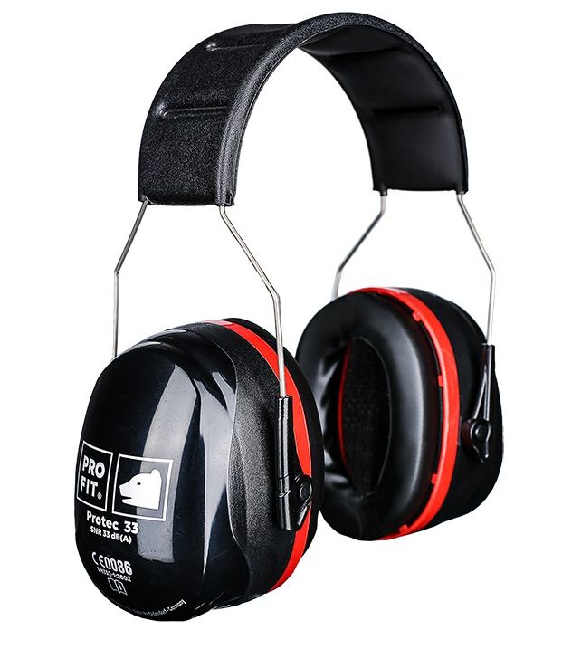 187SqnddHjjI66JM Pro-Fit 187 Protect 33 Gehörschutzkapsel schwarz SNR-33 db (A)