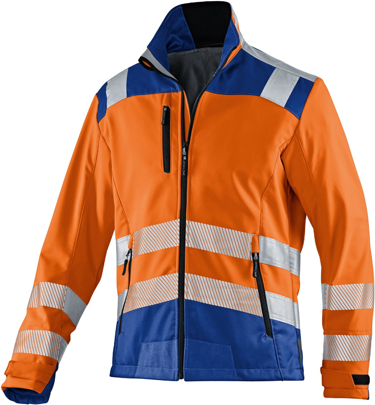 light orange-royal blue