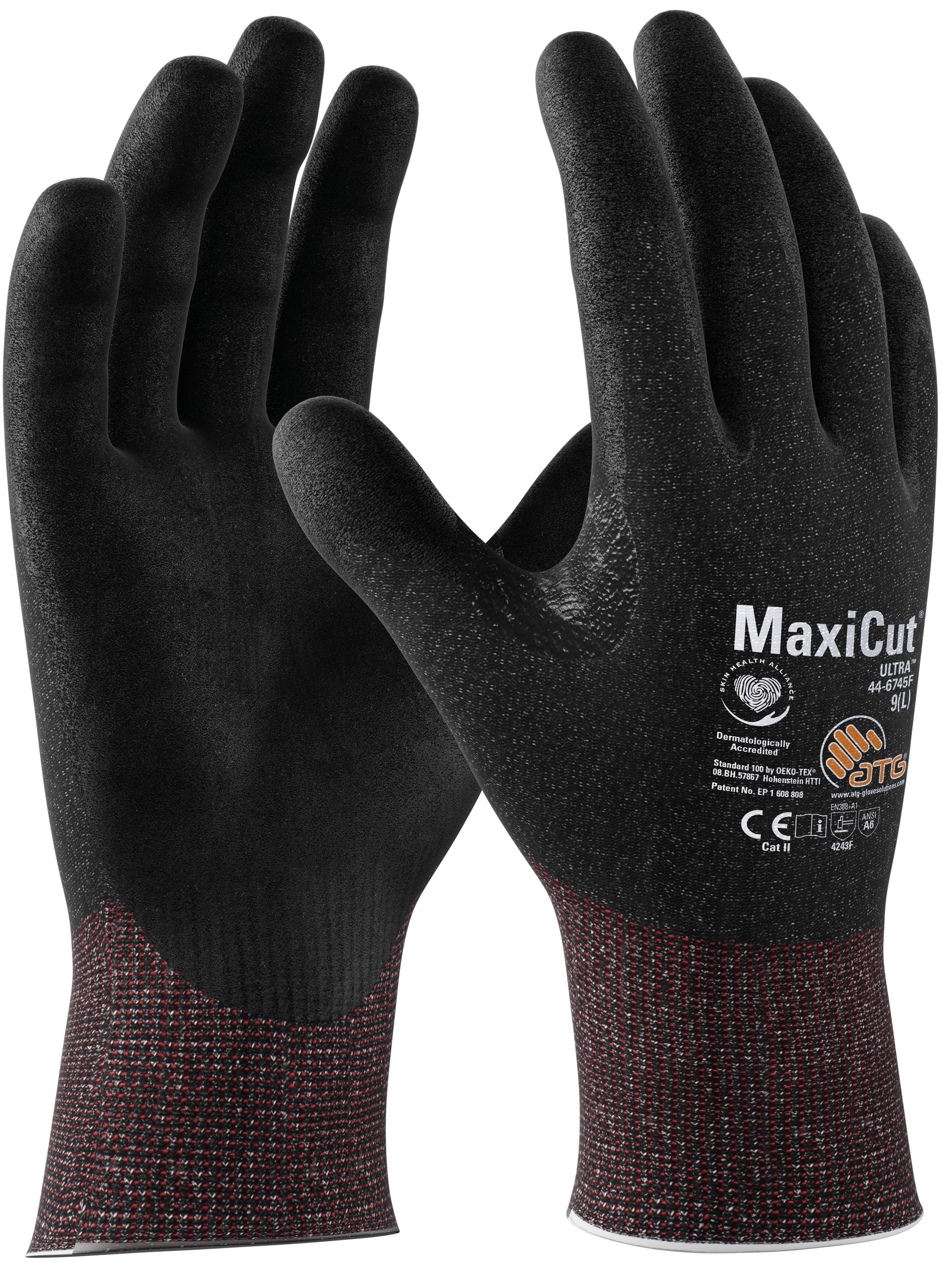 2474_s ATG 44-6745F MaxiCut Ultra Schnitschutzhandschuhe Level F