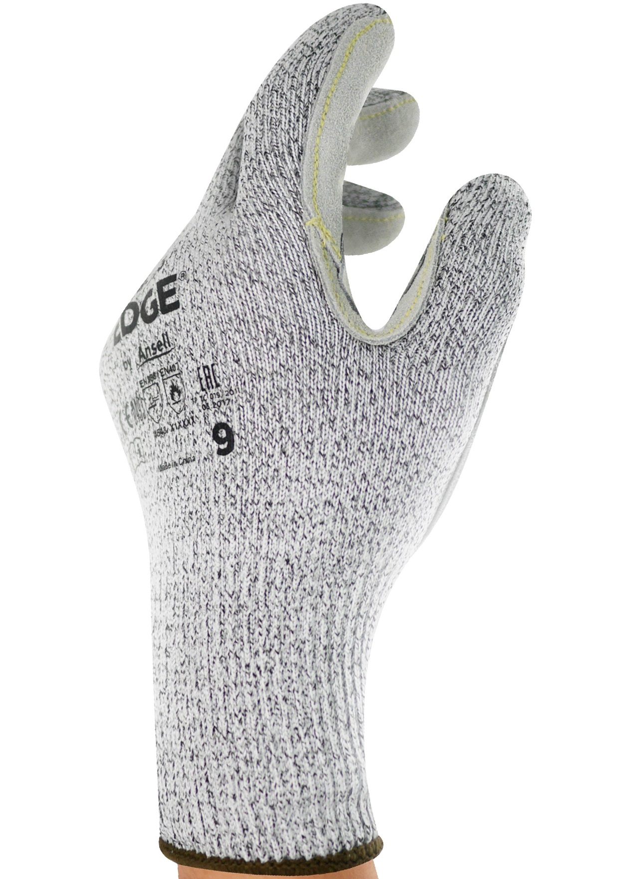 48-703 Ansell Edge 48-703 Leder-Schnittschutzhandschuhe Level D