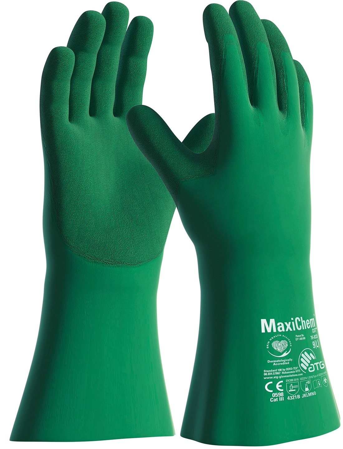 atg2345 ATG 76-833 MaxiChem NBR-Chemikalienschutzhandschuhe Level B