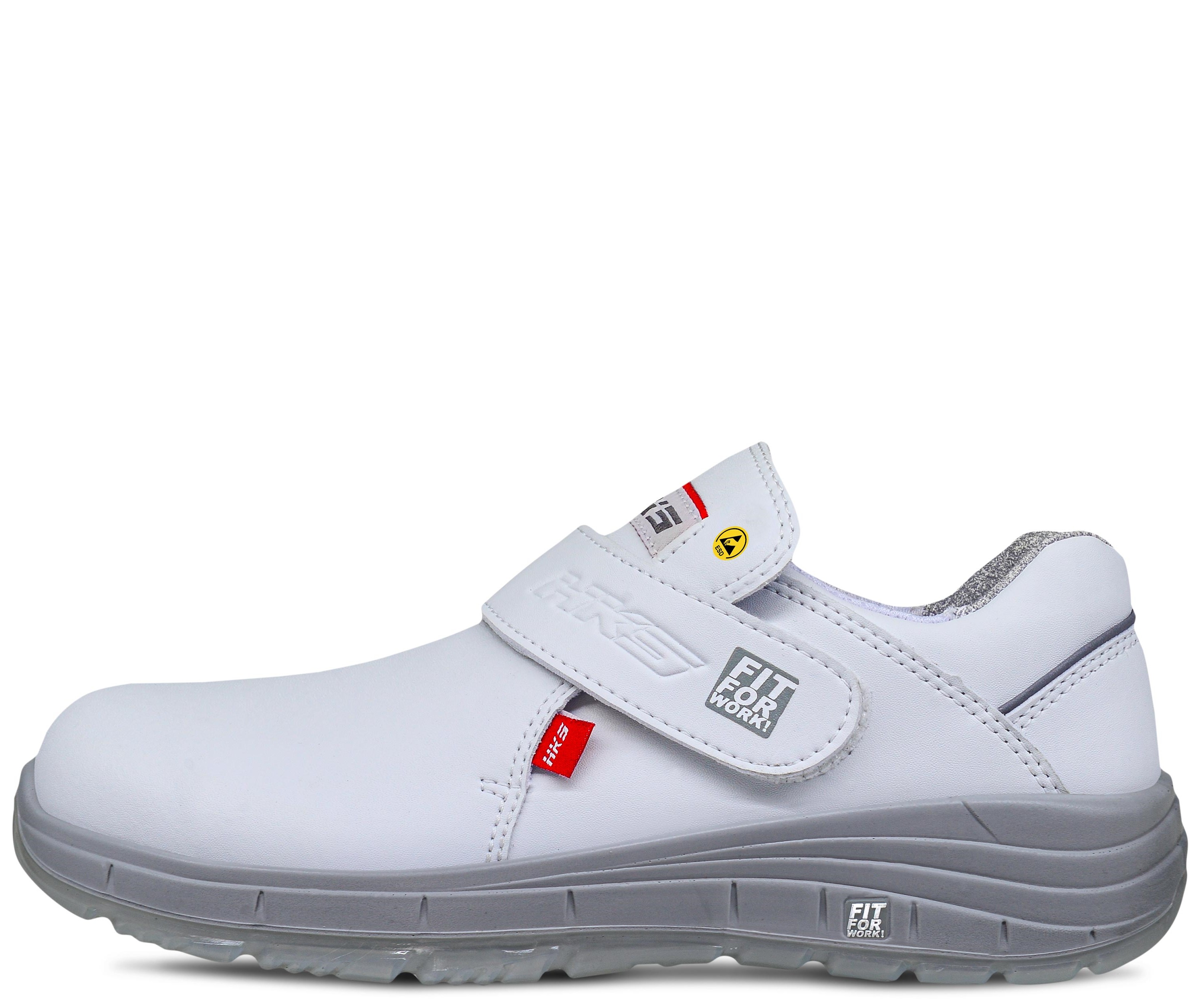 Zoom-3-v01 HKS K-Run White Zoom 3 M Halbschuhe S2 SRC ESD mit Klettverschluss weiß