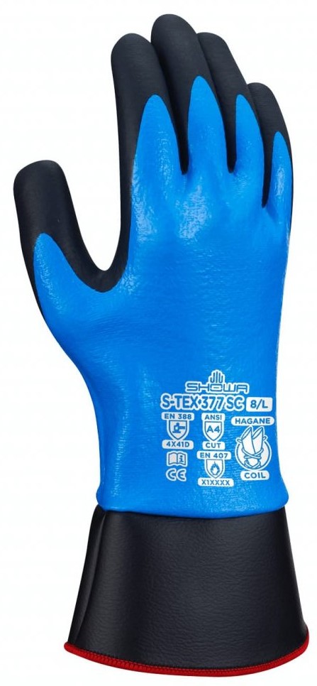 showa5CyZpzpylRBwhN Showa S-TEX 377SC Nitrile Cut Protection Gloves Level D