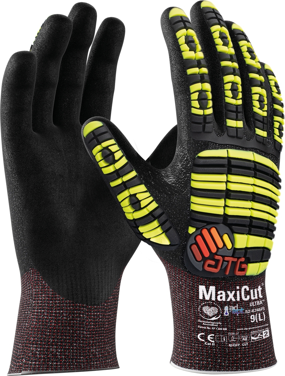2475_s ATG 52-6745FI MaxiCut Ultra AD-APT Schnitschutzhandschuhe Level FP