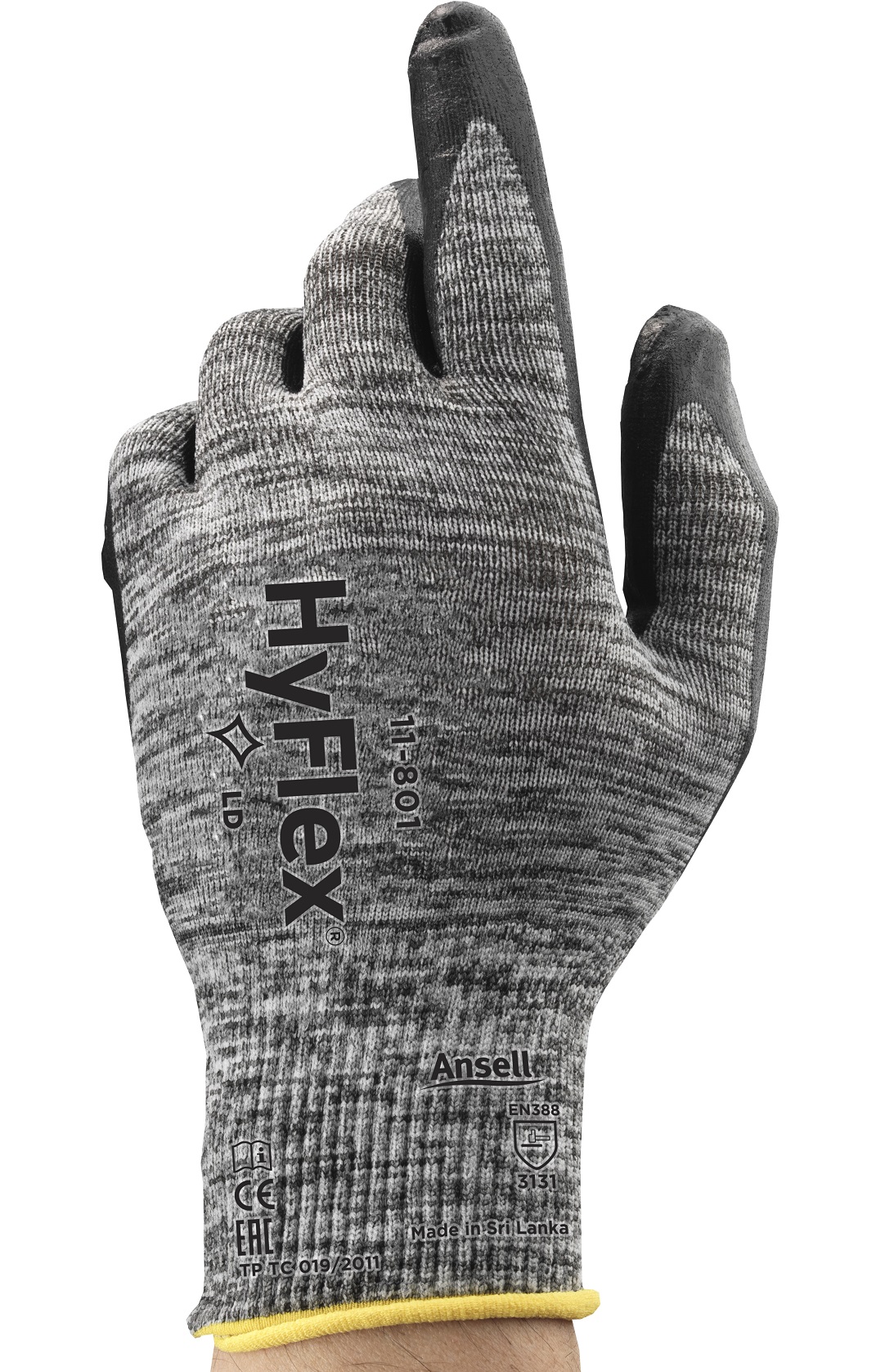 11-801 Ansell HyFlex 11-801 Nitrilschaum-Schutzhandschuhe teilbeschichtet