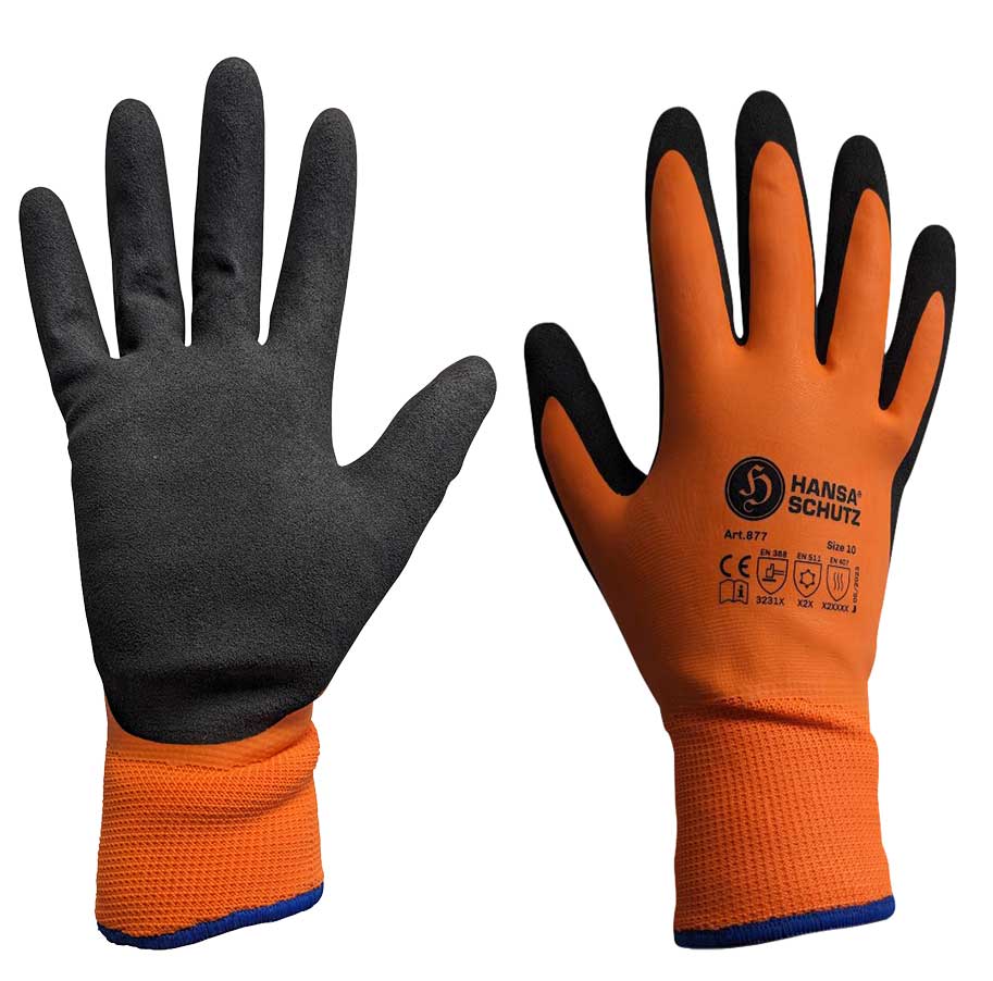 877 HansaTec 877 Winter glove semi-coated