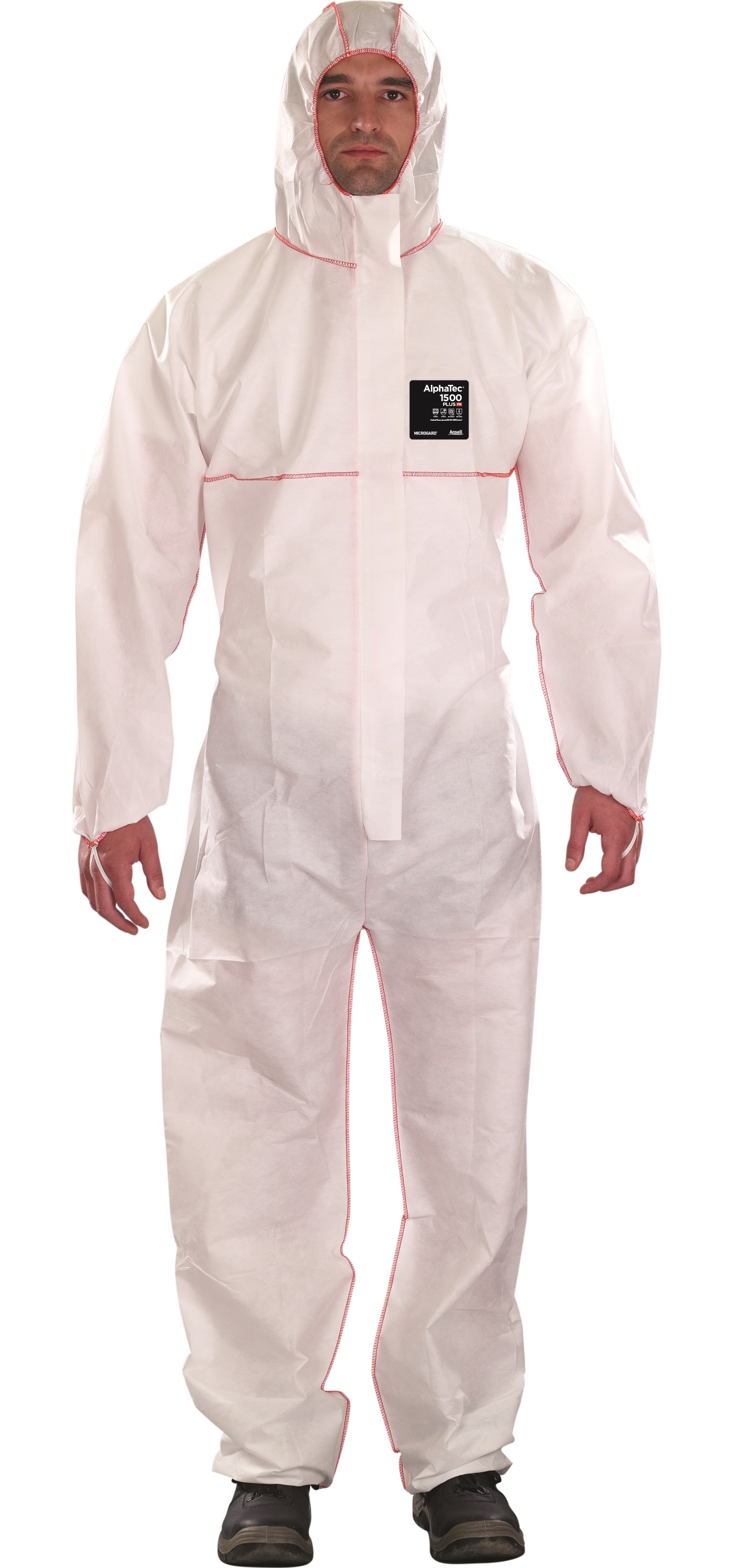 47765KI9LfnlpEBFqu Microgard / AlphaTec 1500 Plus FR flammhemmender Overall Modell 111 weiß