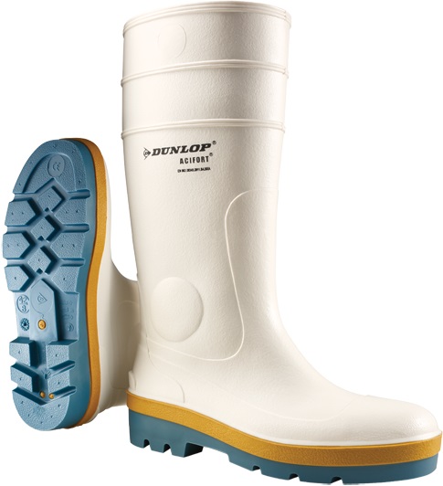 19521-1 Dunlop Acifort Tricolour B780331 Stiefel O4 FO SRA weiß