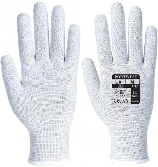 a197grr-1 Portwest A197 Antistatic Shell ESD-Handschuhe unbeschichtet