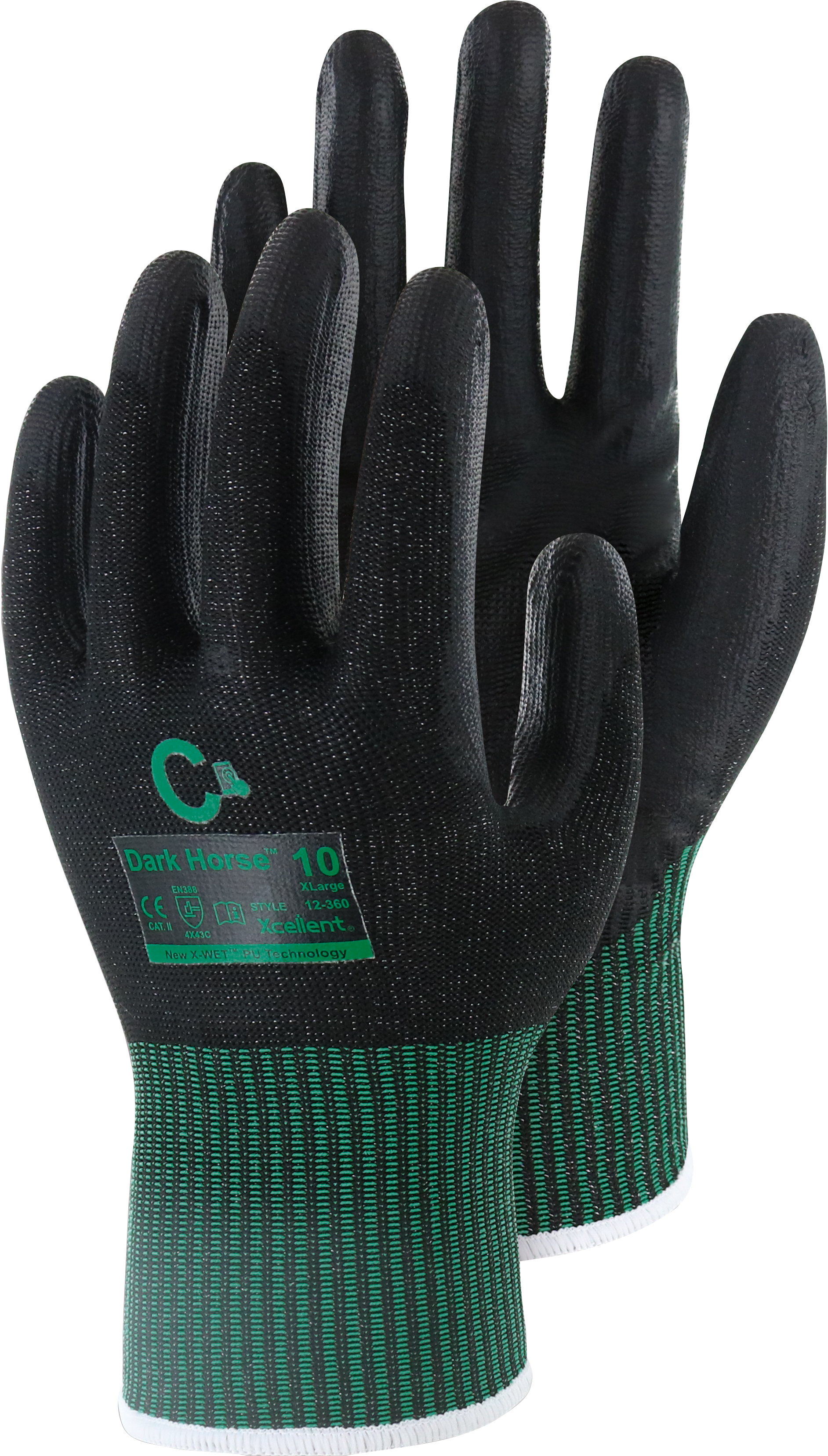 Triuso Xcellent XC12360 PU-Schnittschutzhandschuhe Level C