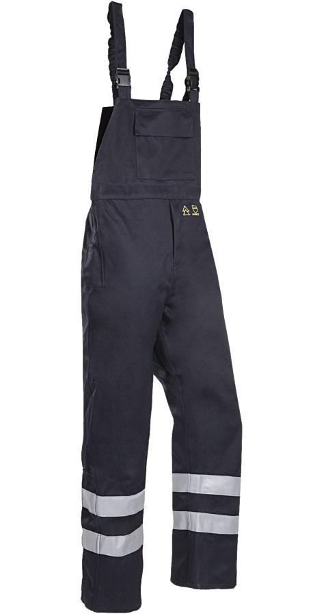 6144_BS0_A2_LE9_SIRUVI401CrXhqYP Sioen Atmore 6144A2LE9 Regenlatzhose mit Störlichtbogenschutz