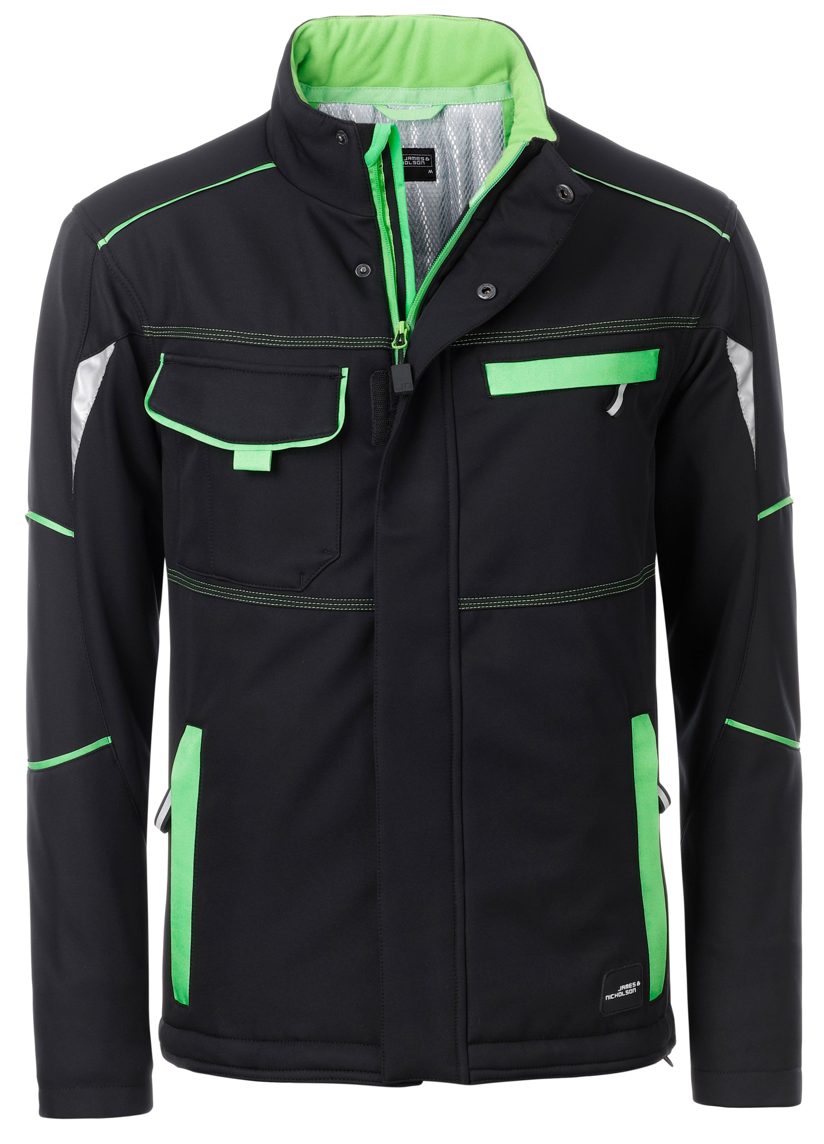 black-lime-green