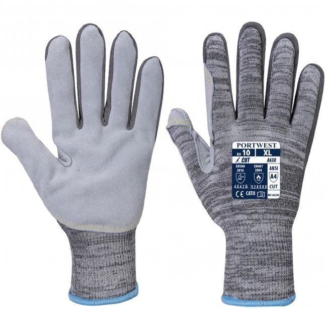 a630g7r-2 Portwest A630 Razor Cut 5 Lederhandschuh