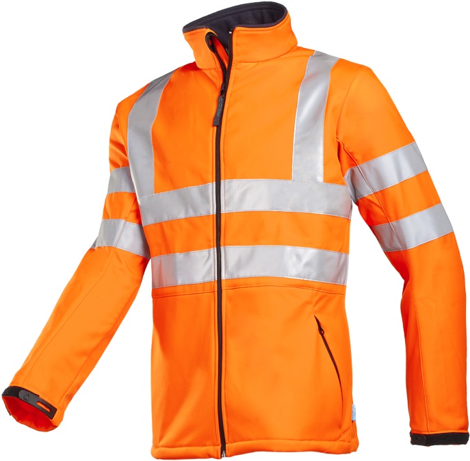 9833_FC1_A2_TU2_SIL Sioen Genova 9833A2TU2 Warning protection soft shell jacket
