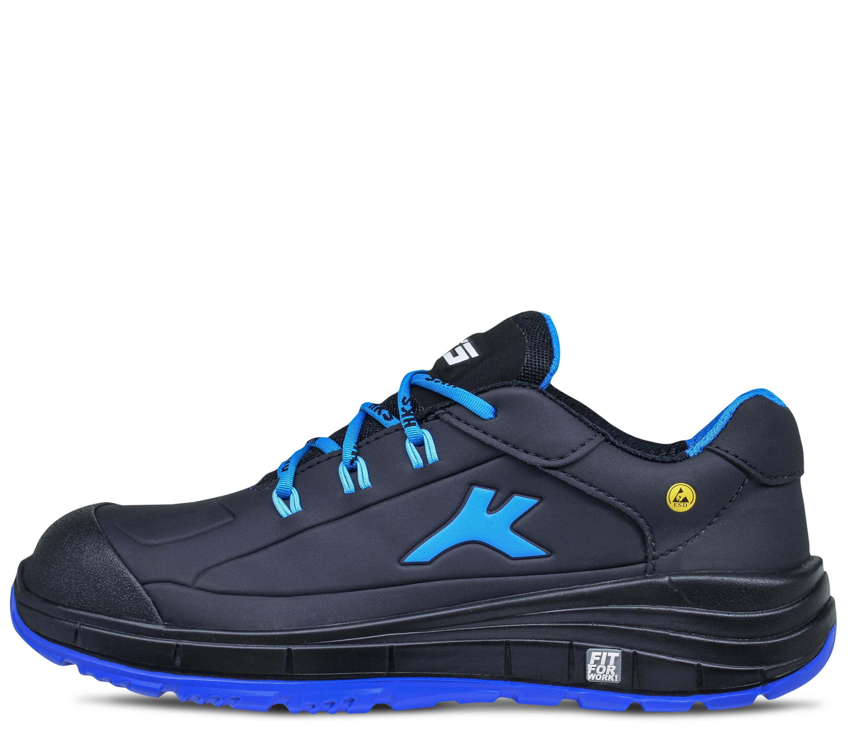 Free-2-VRTP-v01 HKS K-Run Free 2 VRTP Damen-Sicherheitshalbschuhe S3 SRC ESD schwarz/blau