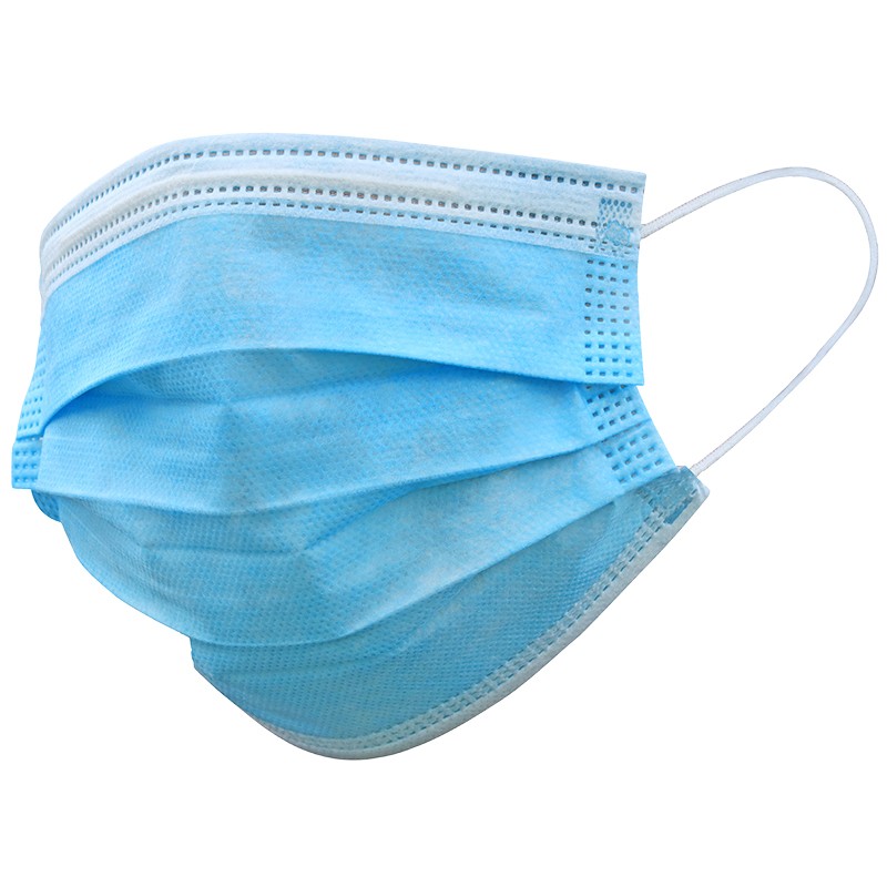 Pro-Fit 150131 Mundschutz 3-lagig blau