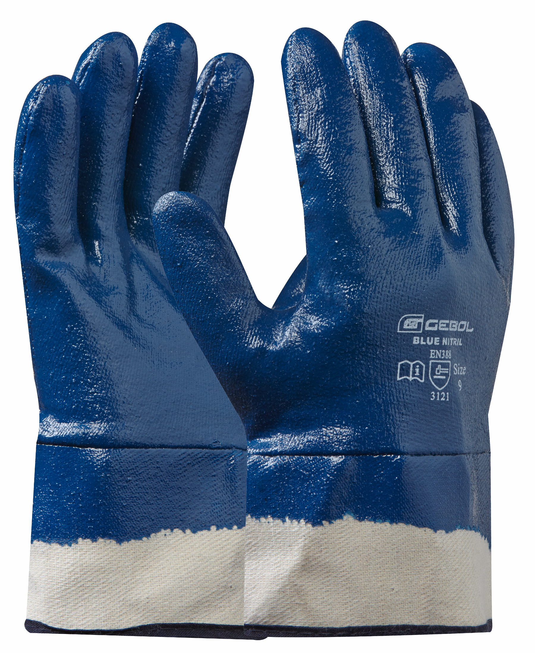 709515_709516neu Gebol Blue Nitril Schutzhandschuhe vollbeschichtet mit Stulpe